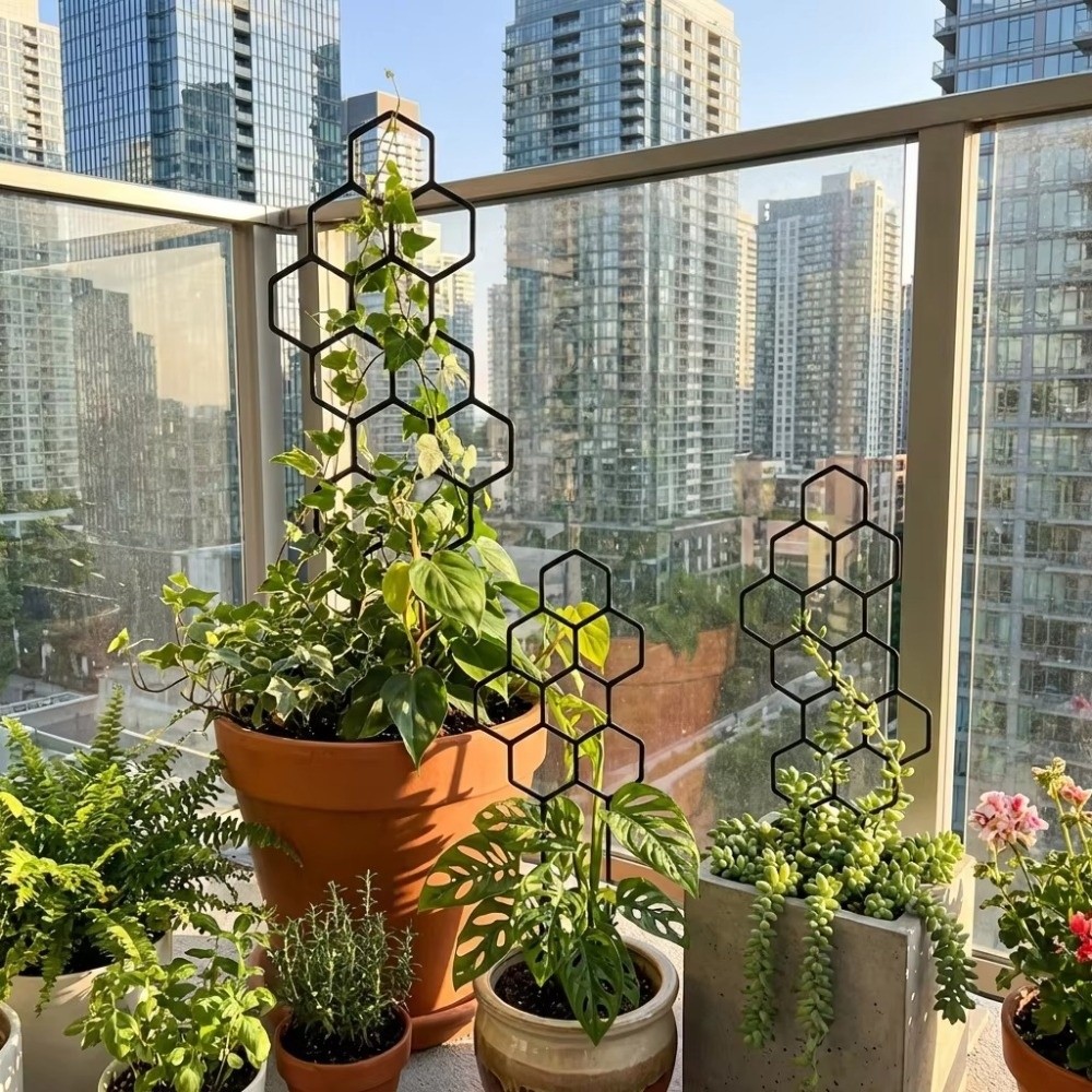 Honeycomb Design Plant Trellis - Sphagnum Moss Dry ulasan dan harga