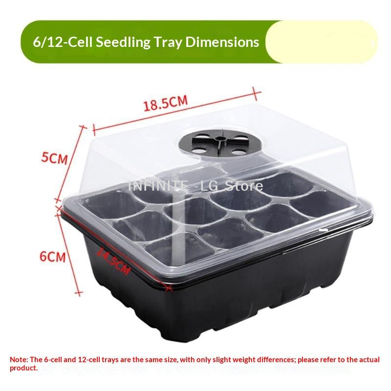 6/12-Cell Home Seed Starter Tr - Humidity Dome Kit ulasan dan harga